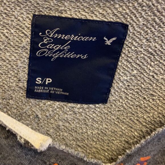 American Eagle AE gray sweatshirt small - Picture 2 of 6